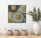 Aboriginal Dot II by Aimee Wilson on GIANT ART - gold abstract