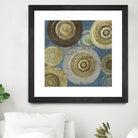 Aboriginal Dot II by Aimee Wilson on GIANT ART - gold abstract