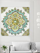 Medalion Inka by Aimee Wilson on GIANT ART - yellow contemporary