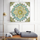 Medalion Inka by Aimee Wilson on GIANT ART - yellow contemporary