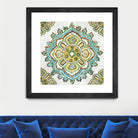 Medalion Inka by Aimee Wilson on GIANT ART - yellow contemporary