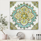 Medalion Inka by Aimee Wilson on GIANT ART - yellow contemporary