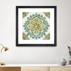 Medalion Inka by Aimee Wilson on GIANT ART - yellow contemporary