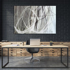 Crosswinds I by William Cooke on GIANT ART - white abstract