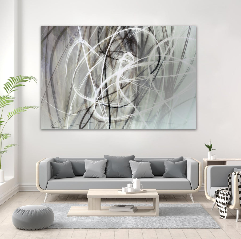 Crosswinds IV by William Cooke on GIANT ART - white abstract