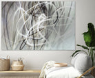 Crosswinds IV by William Cooke on GIANT ART - white abstract
