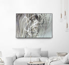 Crosswinds IV by William Cooke on GIANT ART - white abstract