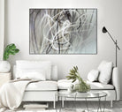 Crosswinds IV by William Cooke on GIANT ART - white abstract