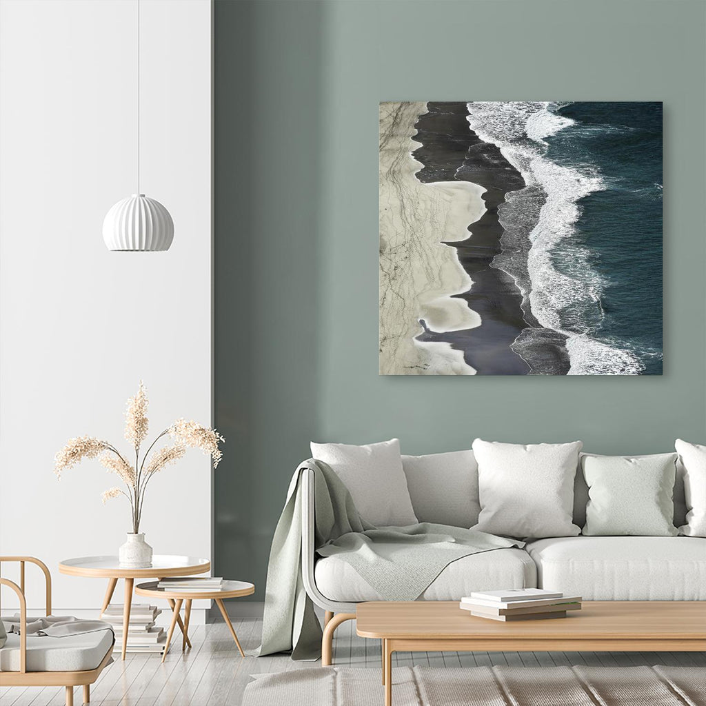 Molenaar - Running Waves by 1X on GIANT ART - grey landscape