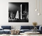 Skyline by Bauer 1X on GIANT ART - black city scene