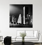 Skyline by Bauer 1X on GIANT ART - black city scene