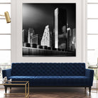 Skyline by Bauer 1X on GIANT ART - black city scene