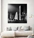 Skyline by Bauer 1X on GIANT ART - black city scene