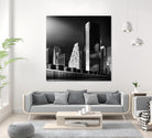 Skyline by Bauer 1X on GIANT ART - black city scene