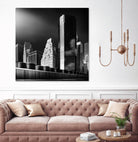 Skyline by Bauer 1X on GIANT ART - black city scene