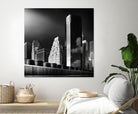 Skyline by Bauer 1X on GIANT ART - black city scene