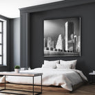 Skyline by Bauer 1X on GIANT ART - black city scene