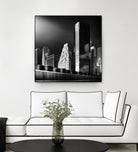 Skyline by Bauer 1X on GIANT ART - black city scene