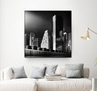 Skyline by Bauer 1X on GIANT ART - black city scene