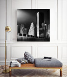 Skyline by Bauer 1X on GIANT ART - black city scene