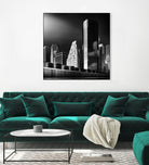 Skyline by Bauer 1X on GIANT ART - black city scene