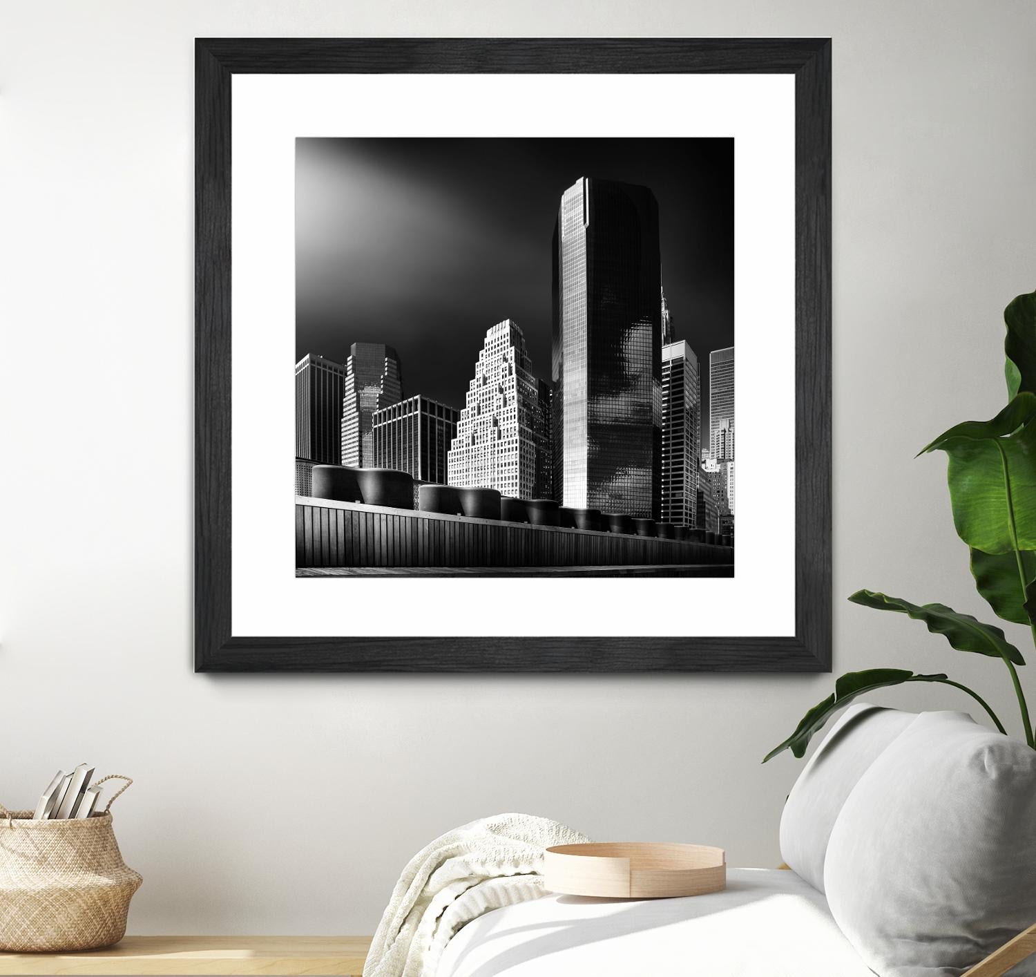 Skyline by Bauer 1X on GIANT ART - black city scene