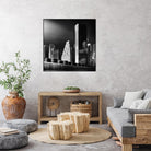 Skyline by Bauer 1X on GIANT ART - black city scene