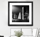 Skyline by Bauer 1X on GIANT ART - black city scene