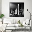 Skyline by Bauer 1X on GIANT ART - black city scene