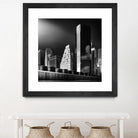 Skyline by Bauer 1X on GIANT ART - black city scene