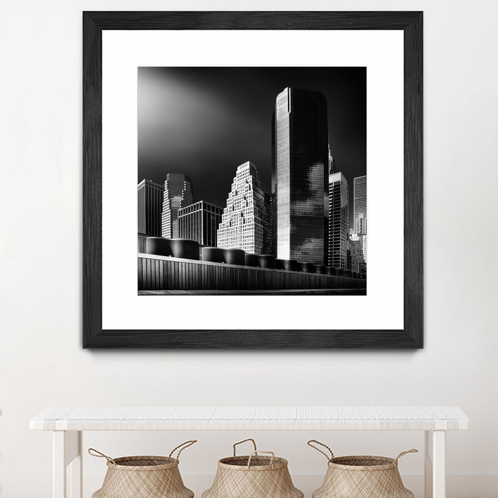 Skyline de Bauer 1X sur GIANT ART - scène de ville noire