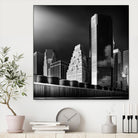 Skyline by Bauer 1X on GIANT ART - black city scene