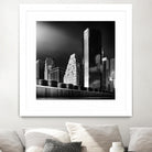 Skyline by Bauer 1X on GIANT ART - black city scene
