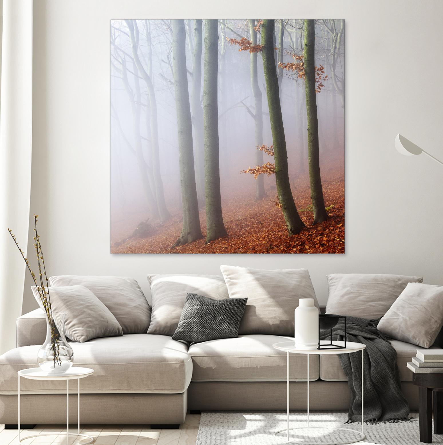 Fog by Popovsky 1X on GIANT ART - orange landscape