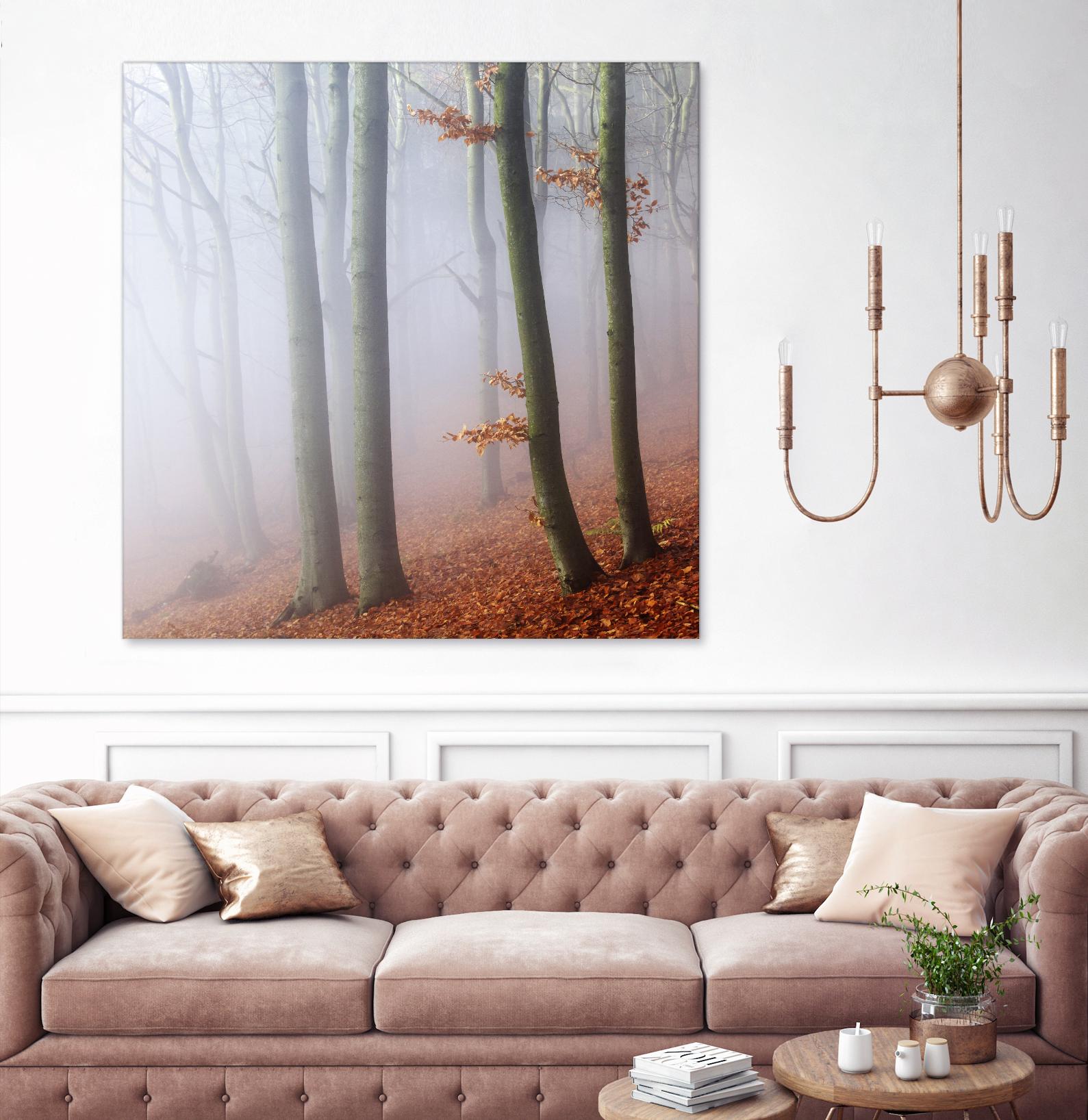 Fog by Popovsky 1X on GIANT ART - orange landscape