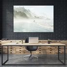 Suhrie - Catching the Morning Surf by 1X on GIANT ART - blue landscape