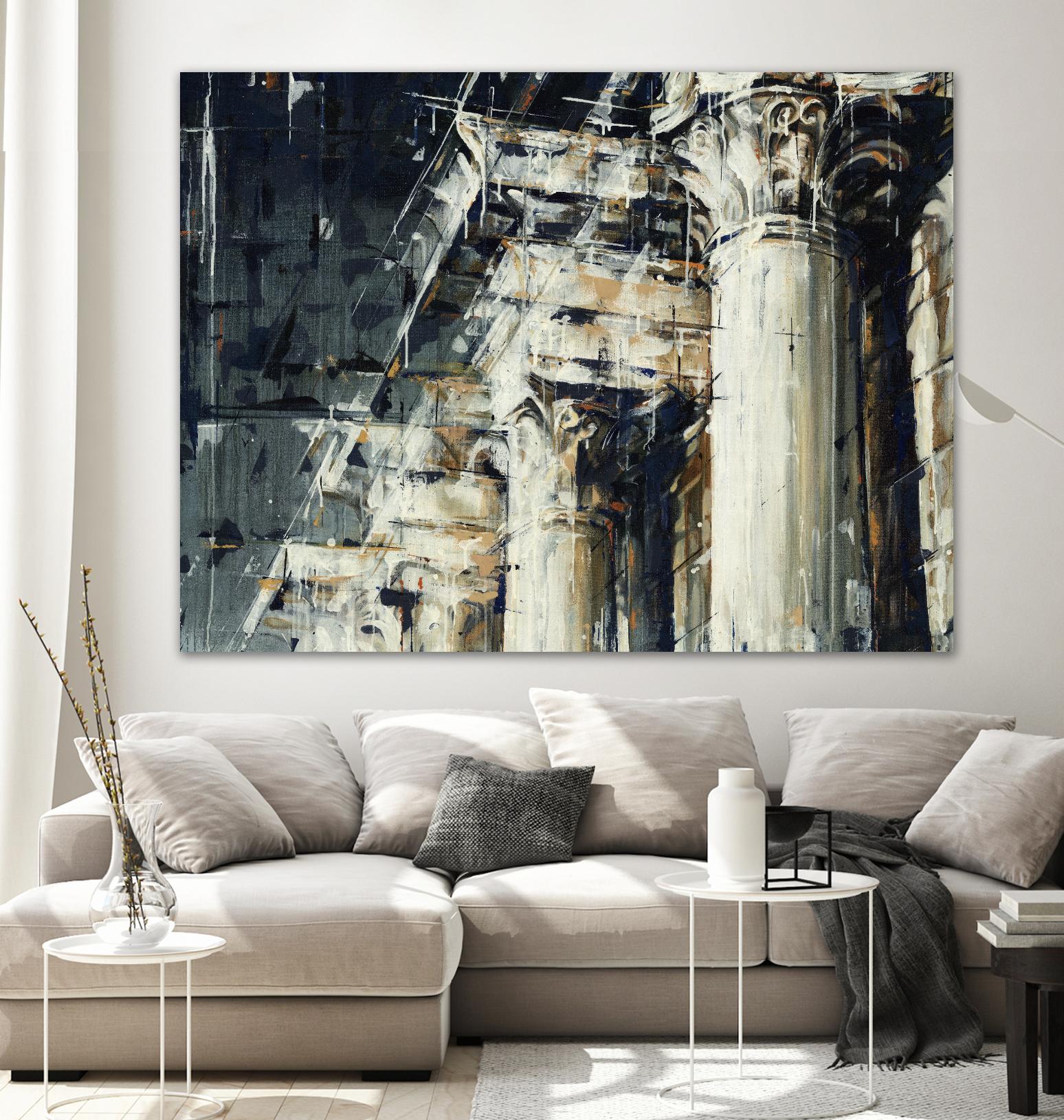 Corinthian I by Anya Doug on GIANT ART - white architectural