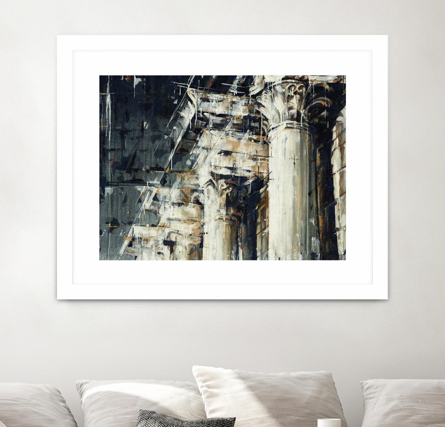 Corinthian I by Anya Doug on GIANT ART - white architectural