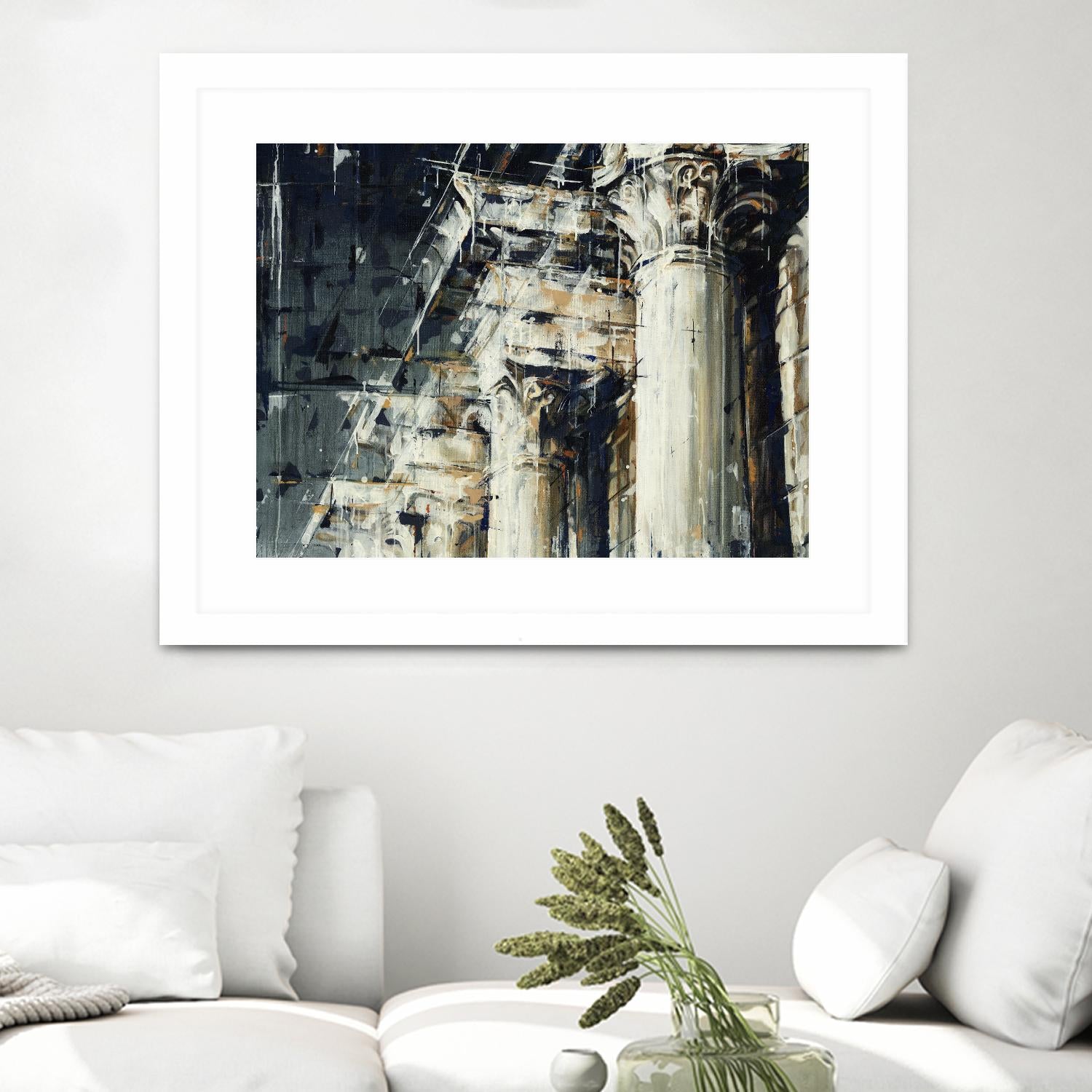 Corinthian I by Anya Doug on GIANT ART - white architectural