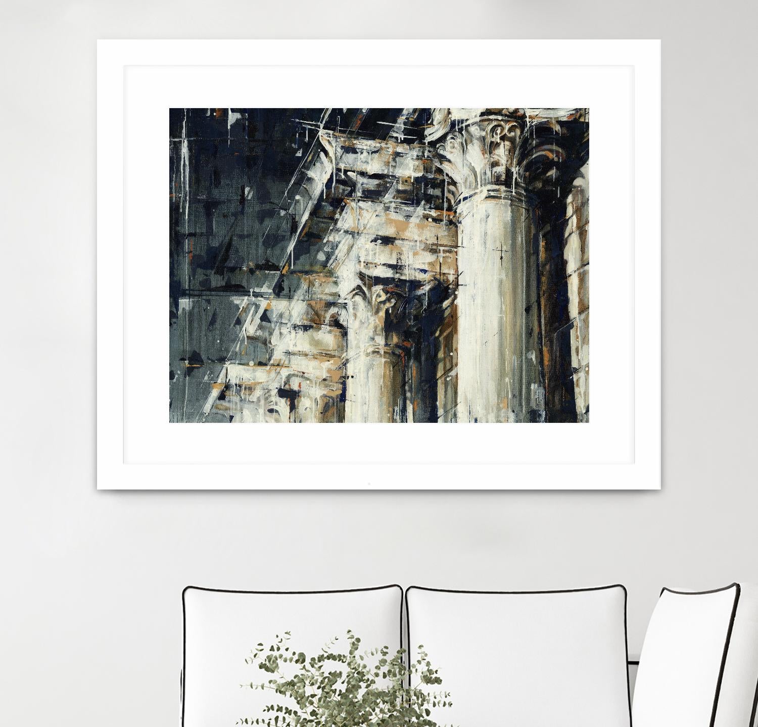 Corinthian I by Anya Doug on GIANT ART - white architectural