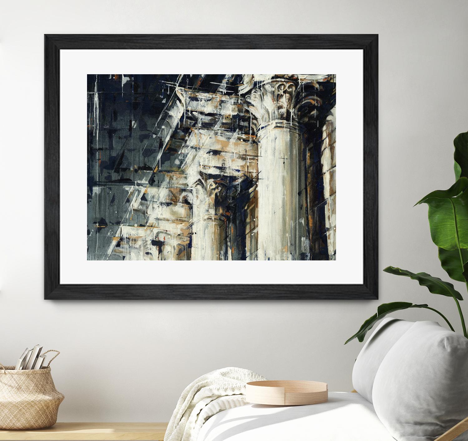 Corinthian I by Anya Doug on GIANT ART - white architectural