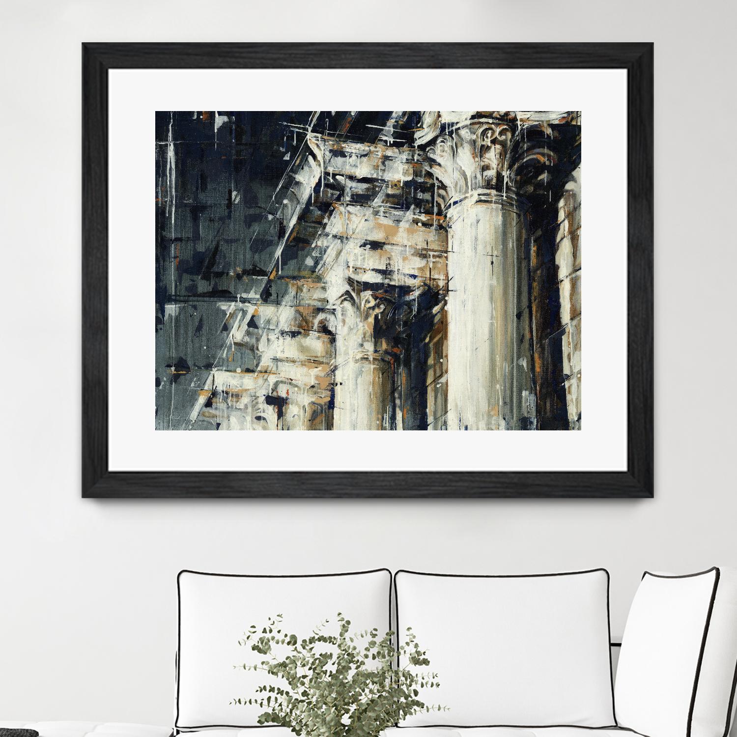 Corinthian I by Anya Doug on GIANT ART - white architectural