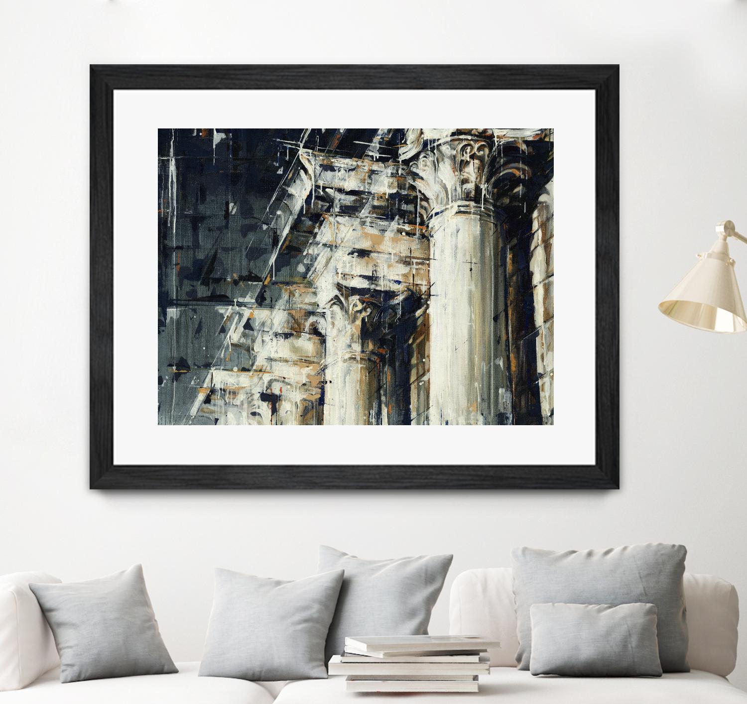 Corinthian I by Anya Doug on GIANT ART - white architectural