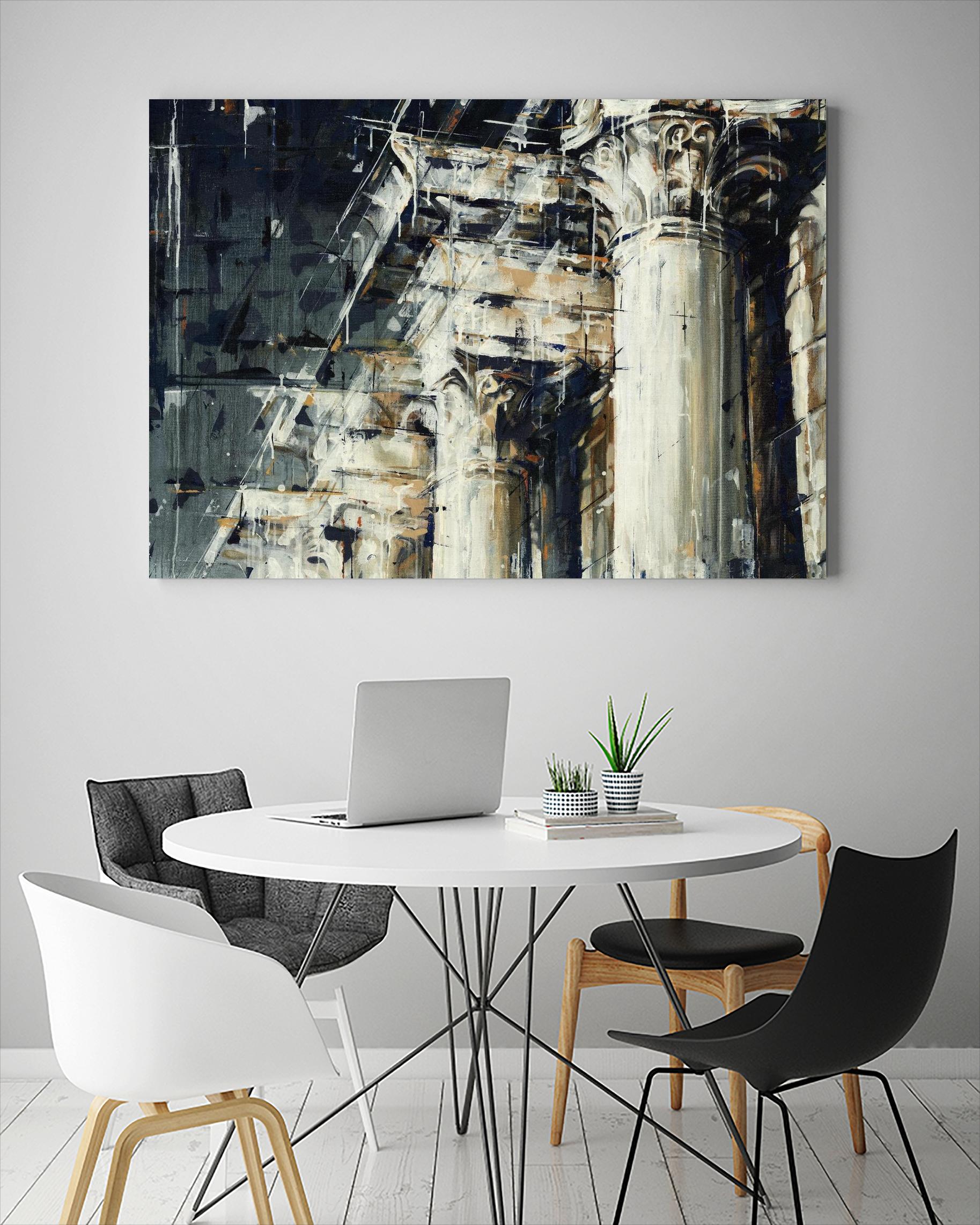 Corinthian I by Anya Doug on GIANT ART - white architectural