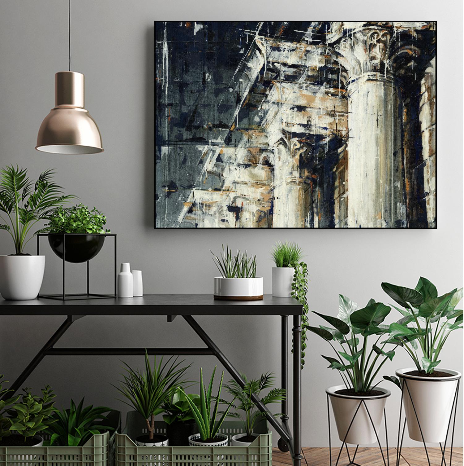 Corinthian I by Anya Doug on GIANT ART - white architectural