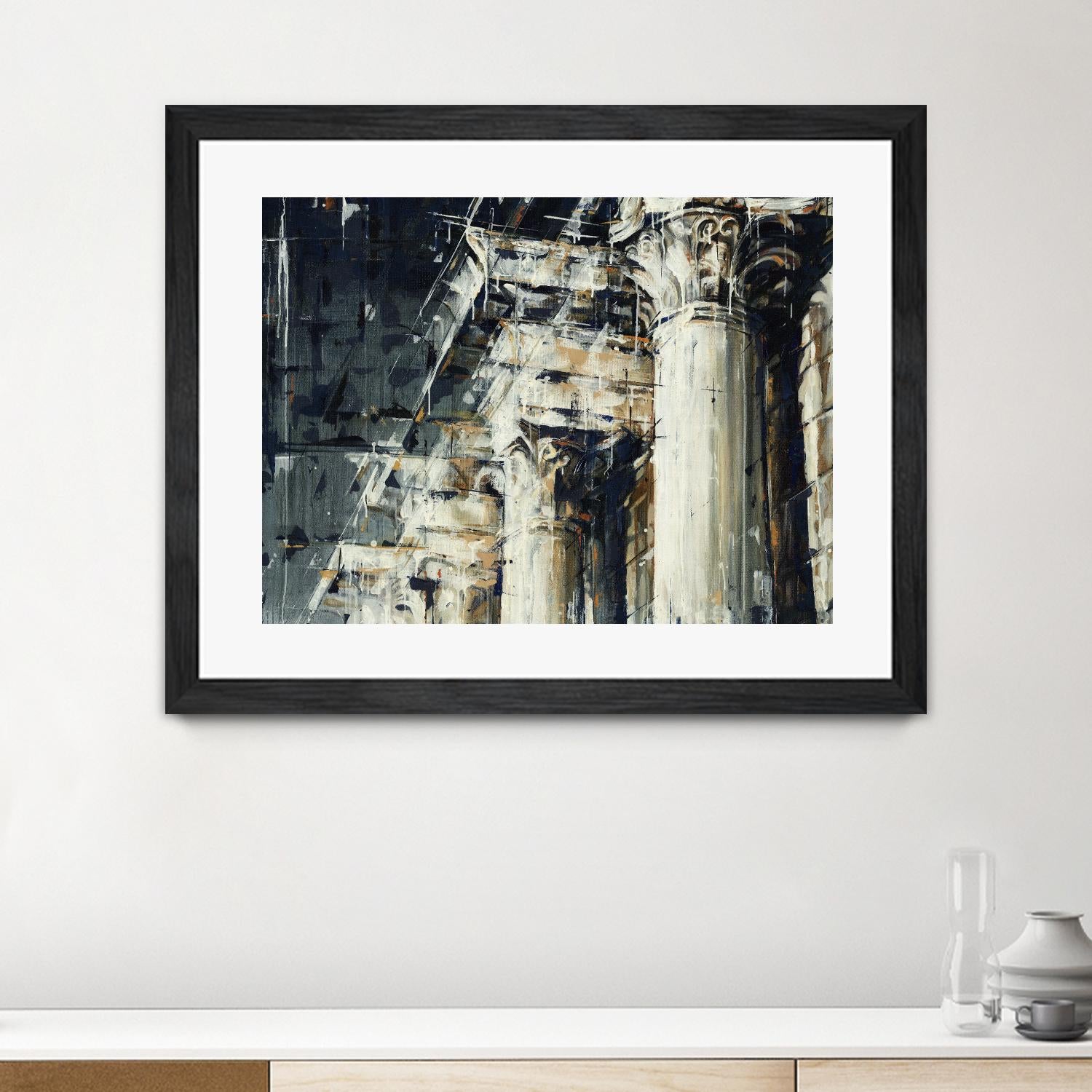 Corinthian I by Anya Doug on GIANT ART - white architectural