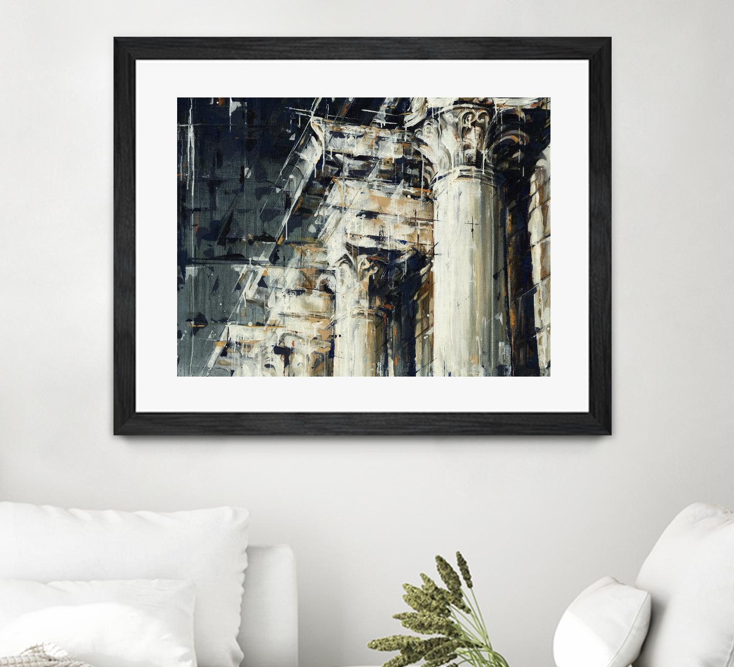 Corinthian I by Anya Doug on GIANT ART - white architectural