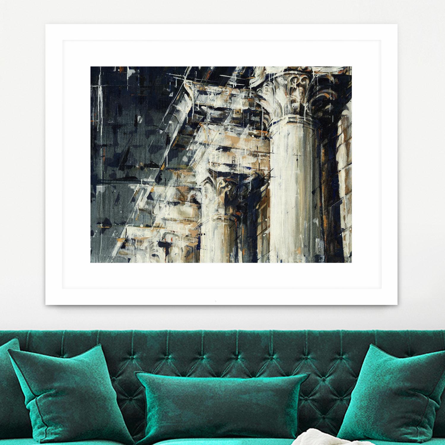 Corinthian I by Anya Doug on GIANT ART - white architectural