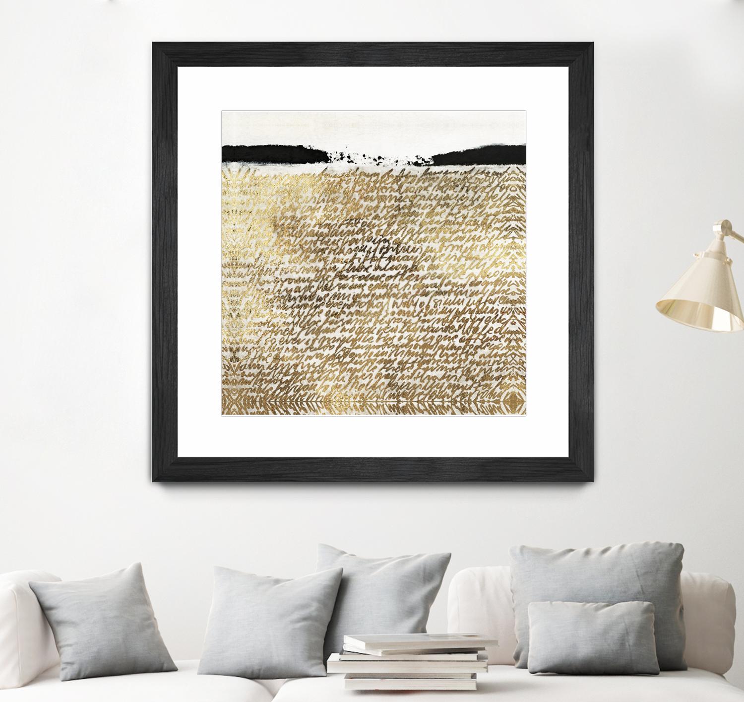 Sequence I by Jadwiga Jarosiewicz on GIANT ART - black abstract