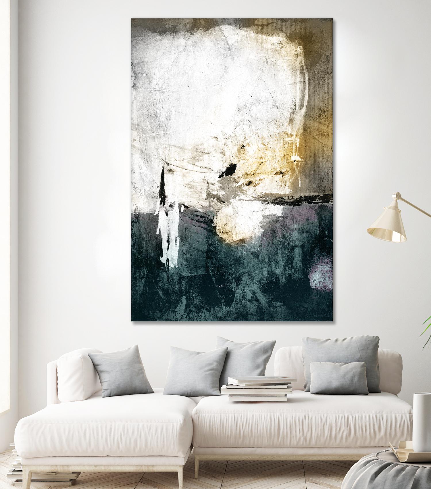 All through the Night by Fiona Hoop on GIANT ART - white abstract